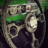 chain piston steering wheel